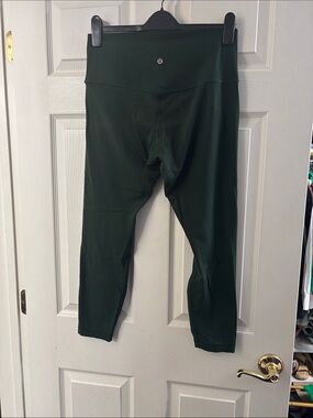 lululemon athletica Kids Dark Green Capri Leggings